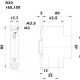 Modularni kontaktor 2P 1M R25  NO NC 230V