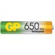 GP 65AAAHC-U1 1.2V 650mAh NiMH AAA 2/1 BLISTER