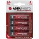 Heavy Duty baterija crvena  AA 1.5V B4 AgfaPhoto