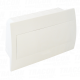 Raz. kutije u zidbela vratasa N/PE sinom1×18 modul. IP40. H
