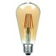 LED filament sijalica DECOR 6W E27 2700K ST64