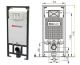 SADROMODUL-UGRADNI VODOKOTLIC ZA SUVU UGRADNJU, H=1176MM, NOSIVOST 400KG.